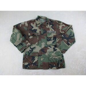 Army Jacket Mens Small Green Camouflage Coat Combat Utility‎ Workwear*
